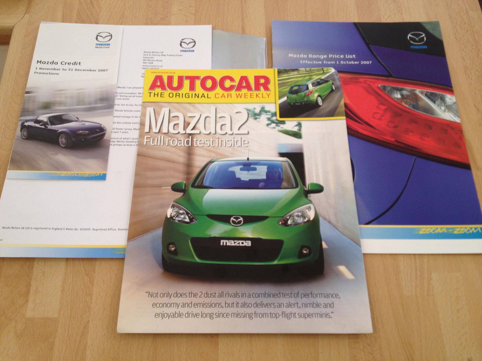 Mazda online catalog