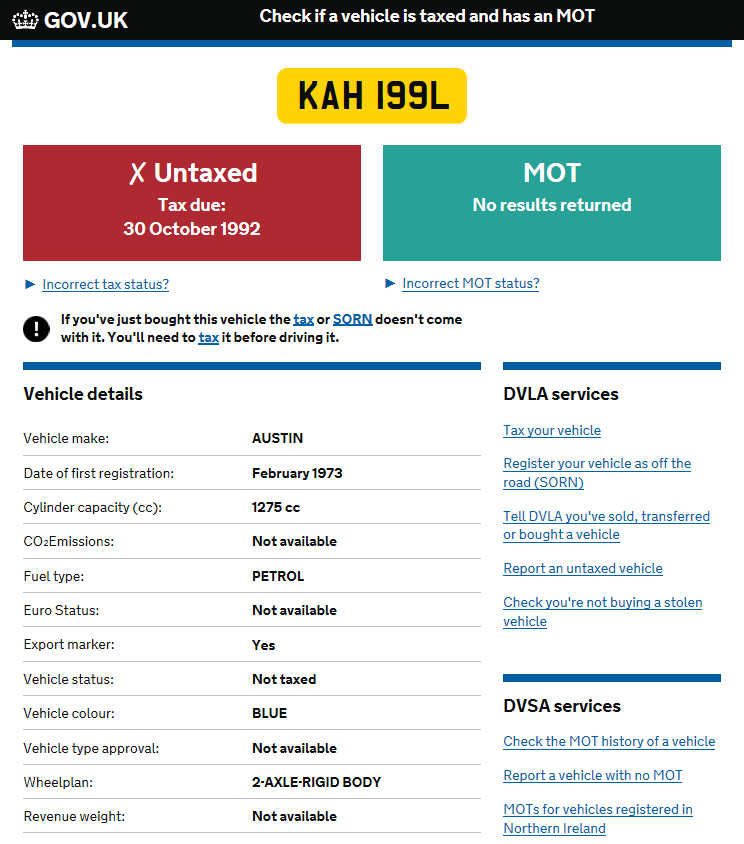 KAH199L Austin 1300GT.png