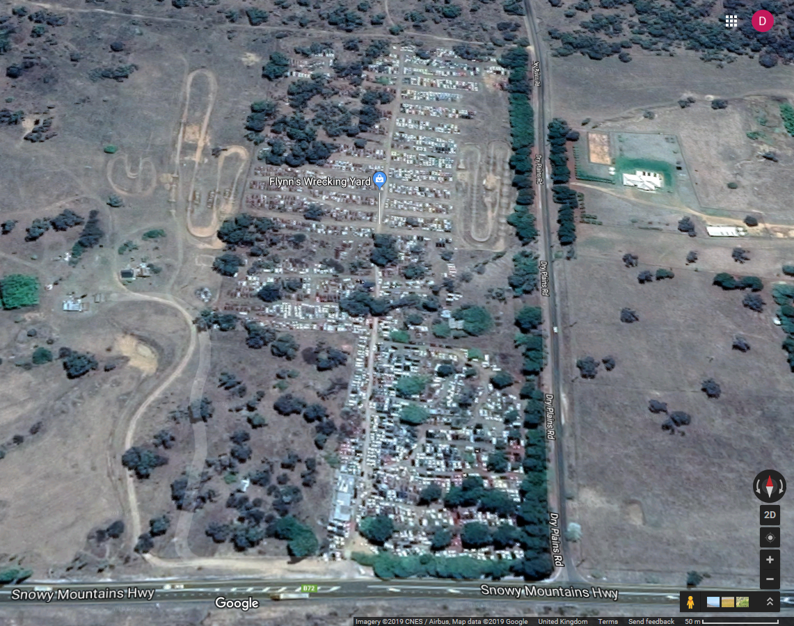 Flynn's Wrecking Yard, Cooma, NSW (Google Maps).png