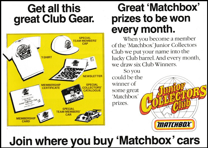 Matchbox Collectors' Catalogue 1986/87