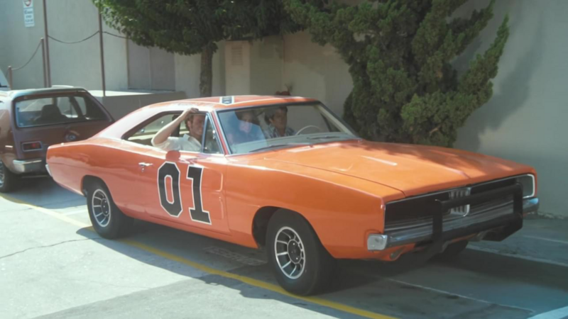 1969 Dodge Chargers on the backlot of the Dukes of Hazzard filming